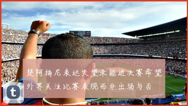楚阿梅尼表达失望未能进决赛希望外界关注比赛表现而非出场与否